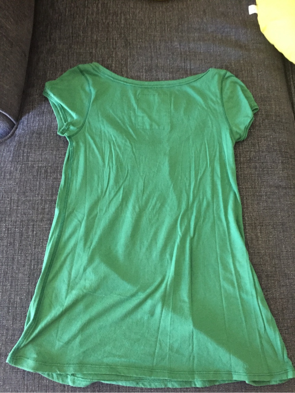 Hollister Green Cap Sleeve Short Sleeve Top - Picture 2 of 4